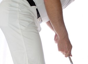 California Golf Instruction - The hands are placed lower on the club