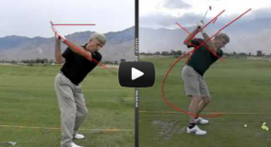 las vegas golf school Crossing over the line