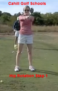 Golf Tip Hip Rotation Drill