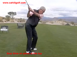 Stop Slice with on Plane Back Swing Golf Video