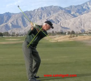 Golf Back Swing Perfection