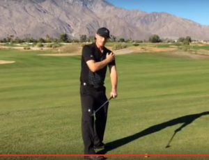 Move toward the target with the left shoulder.