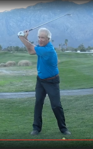 5.Keep the hand flat to the wrist all the way through the back and fore-swing. 